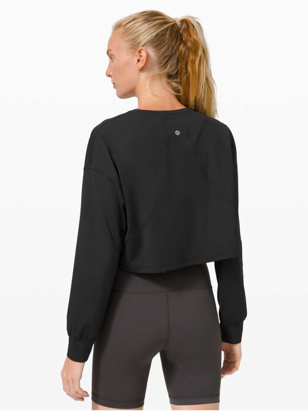 Lululemon💕 Retail $88 Muscle Love Long Sleeve Oversized - Black SZ 6